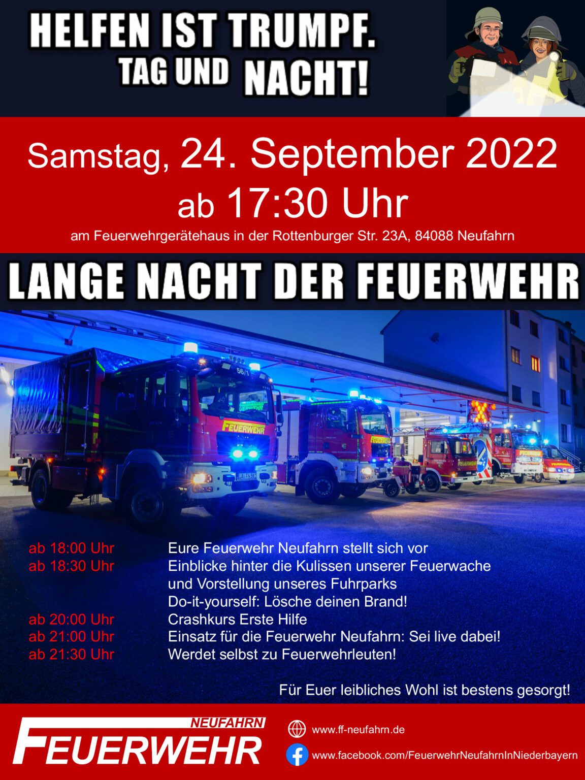 Lange Nacht der Feuerwehr Feuerwehr Neufahrn